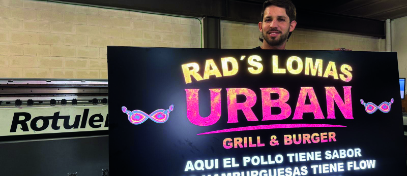 Imagen de Rótulo Luminoso Bandeja Calada